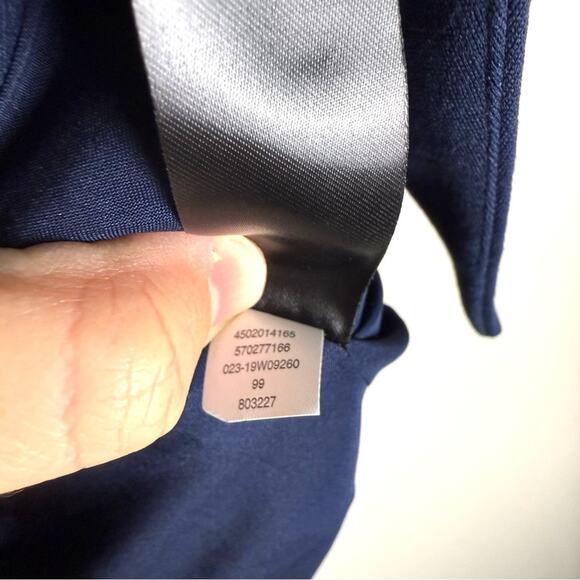 White House Black Market Navy Blue Military Button Blazer Jacket 0 570277166 - Picture 16 of 16